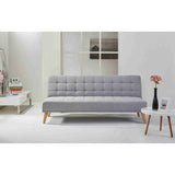 Brando 3 Seater Sofa Futon Bed Fabric Lounge Couch - Grey V315-VOL-BRAND-01