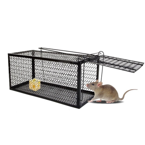 SAS Pest Control 12PCE Rat Trap Metal Cage Reusable Indoor Outdoor Use 24cm V293-221479-12