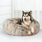 PaWz Pet Bed Cat Dog Donut Nest Calming XL Brown X-Large PT1035-XL-BR