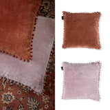 Bedding House Svenja Terracotta Filled Square Cushion V442-HIN-CUSHION-SVENJA-TERRA-SQ