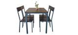 YES4HOMES 5 Piece Kitchen Dining Room Table and Chairs Set Furniture V278-DINING-TABLE-SET-9018-BK