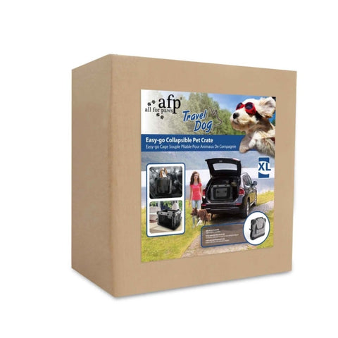 Collapsible Pet Travel Crate - X-Large Dog Cat Soft Foldable Portable Car Carrier V238-SUPDZ-39300246634576