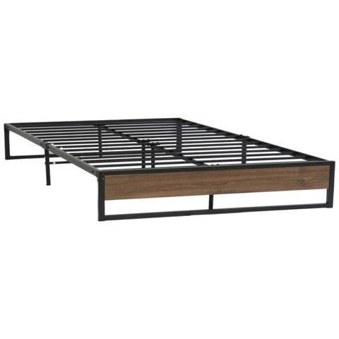 Artiss Bed Frame Metal Frame Bed Base OSLO - Queen MBED-C-OSLO-Q-BK