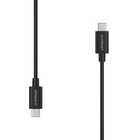 MBEAT Prime 2m USB-C to USB-C 2.0 Charge And Sync Cable High Quality/Fast Charge for Mobile Phone V177-L-CBMB-MB-CAB-UCC02