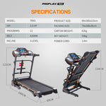PROFLEX Electric Treadmill w/ Fitness Tracker Home Gym Exercise Equipment V219-FTNTRDHPFAXM5