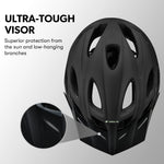 VALK Mountain Bike Helmet Large 58-61cm Bicycle Cycling MTB Safety Accessories V219-BIKACCVLKAHL2