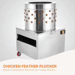 Free Shipping 50cm Chicken Feather Plucker Machine Electric Automatic Poultry V238-SUPDZ-31664709140560