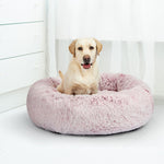 PaWz Pet Bed Cat Dog Donut Nest Calming XXL Pink XX-Large PT1035-XXL-PK