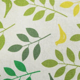 Cotton Yellow Leaves Birdie Oblong Table Cloth 150 x 230cm V442-BZO-TABLEC-LEAVESBIRDIE230-YELLOW-RE