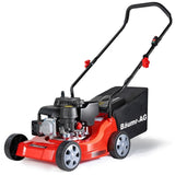 Baumr-AG 139cc Lawn Mower 4-Stroke 16 Inch Petrol Lawnmower Hand Push Engine 35L Catcher V219-MOWPSHBMRB16E