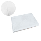 Damask Jacquard Polyester Tablecloth 180cm Round Rosie White V442-GNA-TABLEC-24ROSIE180-WHITE-RD
