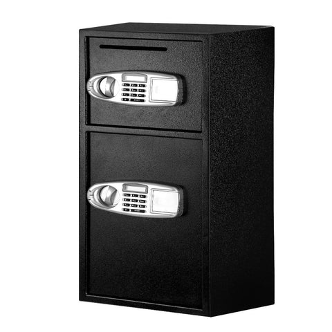 UL-TECH Security Safe Box Double Door SAF-DS80-MTL-BK