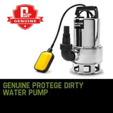 PROTEGE 1500W Submersible Dirty Water Pump Bore Tank Well Steel Automatic Clean V219-PMPDITPROA1M5