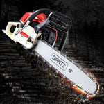 Giantz Chainsaw Petrol 75CC 18" Bar Commercial E-Start Pruning Chain Saw,Giantz Chainsaw Petrol 52CC CSAW-SEF-22-RDWH