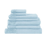 Royal Excellency 7 Piece Cotton Bath Towel Set - Baby Blue V442-RAN-TOWEL-ROYALEX7PCE-BABYBLUE-RE