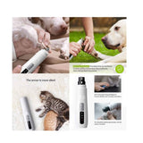 Pet Nail Grinder Dog Cat Electric Trimmer Turbo USB Rechargeable Claw Filer N9 V238-SUPDZ-33161850781776
