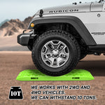 X-BULL 2PCS Recovery Tracks Snow Tracks Mud tracks 4WD With 4PC mounting bolts Green V211-AU-XBRT017