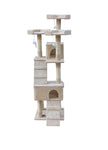 YES4PETS 170cm Cat Scratching Post Tree Post House Tower with Ladder Furniture Beige V278-CT170-BEIGE