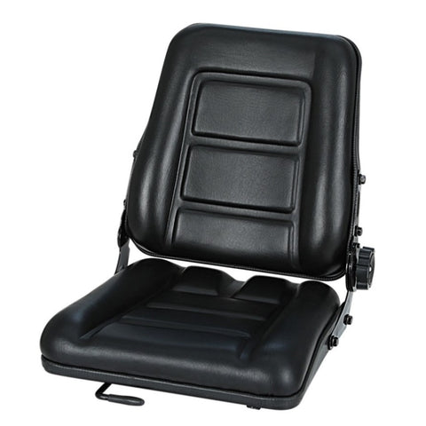 Giantz Tractor Seat Forklift Excavator Truck Backrest Chair Adjustable Universal TS-FORKLIFT-B164S-BK