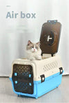 YES4PETS Large Dog Cat Crate Pet Rabbit Carrier Travel Cage With Tray & Window Blue V278-BP272-L-CAGE-BLUE