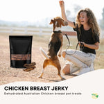 400g Dog Treat Chicken Breast Jerky - Dehydrated Australian Healthy Puppy Chew V238-SUPDZ-40305938989136