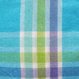 Cotton Plaid Checks Oblong Table Cloth Blue 150 x 230cm V442-BZO-TABLEC-PLAIDCHECKS230-BLUE-RE