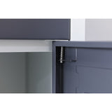 12-Door Locker for Office Gym Shed School Home Storage - 4-Digit Combination Lock V63-839041