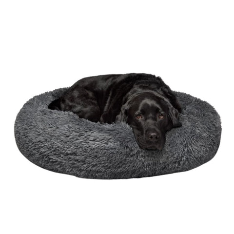 Fur King "Aussie" Calming Dog Bed - Large -Grey- 100 cm V364-DCA1DDP0255S