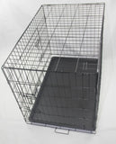 YES4PETS 42' Portable Foldable Dog Cat Rabbit Collapsible Crate Pet Cage with Cover Mat V278-CR42-W-COVER-BK-MAT