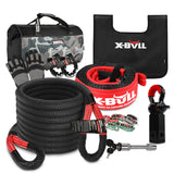 X-BULL Recovery Kit Kinetic Recovery Rope With Hitch Receiver 5T Recovery Receiver V211-AU-XBRK012XBRK013