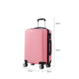 Slimbridge 28 Luggage Suitcase Travel Rose Gold 28 inch LG1004-28-RG