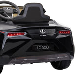 Licensed Lexus LC 500 Kids Electric Ride On Car - Black CAR-LEX-1618-BK