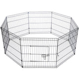 YES4PETS 24' Dog Rabbit Playpen Exercise Puppy Enclosure Fence With Cover V278-PL24WCOVER