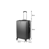 Slimbridge 24" Inch Luggage Suitcase Grey 24 inch LG1008-24-DG