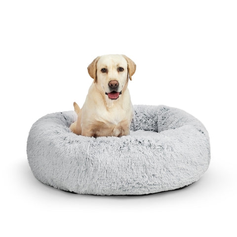 PaWz Pet Bed Cat Dog Donut Nest Calming M Charcoal Medium PT1035-M-CH