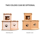 YES4PETS Cat Cardboard House Tower Condo Scratcher Pet Post Pad Mat Furniture V278-CP-178-CAT-CARDBOARD