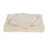 KENSINGTON 1200TC COTTON SHEET SET IN STRIPE-KING - SAND ABM-202141