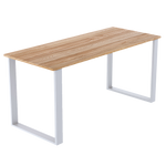 Square-Shaped Table Bench Desk Legs Retro Industrial Design Fully Welded - White V63-834901