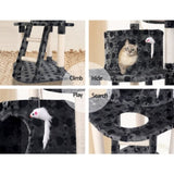 i.Pet Cat Tree 120cm Tower Scratching Post Scratcher Trees Bed Wood Condo Toys Bed PET-CAT-TREE-GIANT