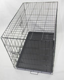 YES4PETS 48' Portable Foldable Dog Cat Rabbit Collapsible Crate Pet Rabbit Cage with Cover V278-CR48-W-COVER-BK