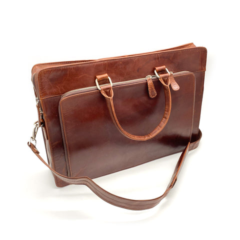 Handmade Leather Bag V440-VLB100