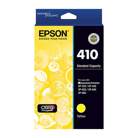 EPSON 410 Yellow Ink Cartridge V177-D-E410Y