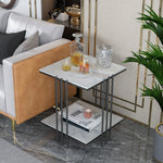 Interior Ave - Milano Black Square Side Table V355-IA-ST3-MB