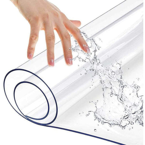 PVC Tablecloth Protector Table Cover Dining Table Cloth Plastic 2800x1170mm 2.0mm V63-838811