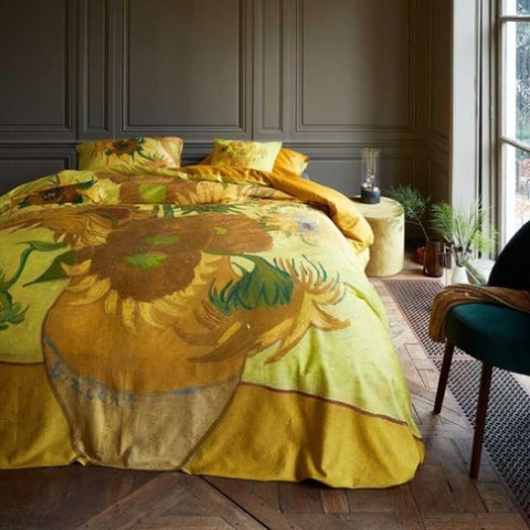 Bedding House Tournesol Yellow Quilt Cover Set King V442-HIN-QUILTCS-TOURNESOL-YELLOW-KI