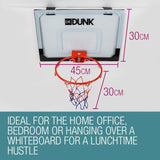 Dr.Dunk Indoor Mini Basketball Hoop Ring Backboard Kit Door Mounted Mount Kid Set V219-SPTBBLDRDAMNB