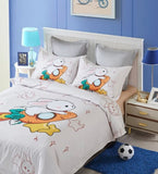 Rabbit Kids Quilt Cover Set - Double Size V493-SM-D-04