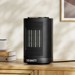 Devanti Electric Fan Heater 1200W FH-A-1200-BK