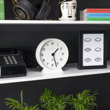 Newgate M Mantel Clock Pebble White V398-NGMMAN678PW