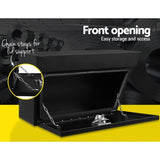 Giantz Steel Ute Tool Box Right Toolbox Under Tray Vehicle Storage Lock ATB-DS-R-75-40-BK